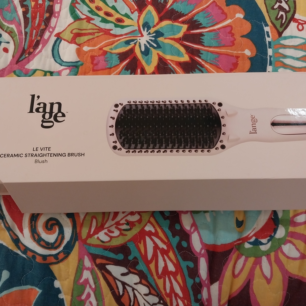 Lange Le Vite Blush Ceramic Straightening Brush